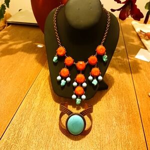 Fashion Jewelry necklace and cuff bracelet